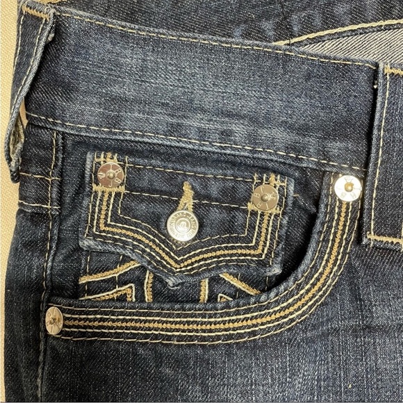 Men's True Religion Dark Wash Bootcut Jeans - Picture 8 of 10